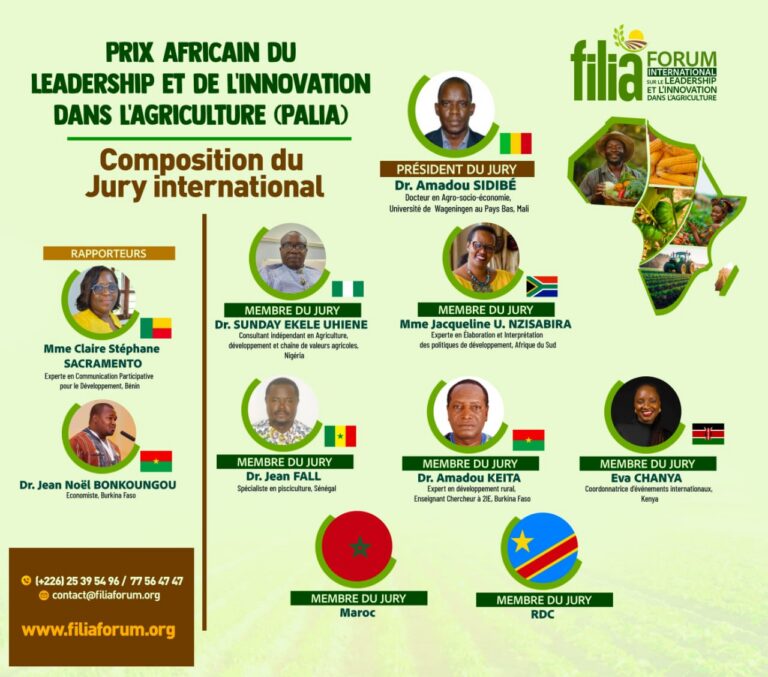 FILIA FORUM 2026 : Lancement du Jury International et appel aux partenaires pour les Prix Africains de l’Agriculture